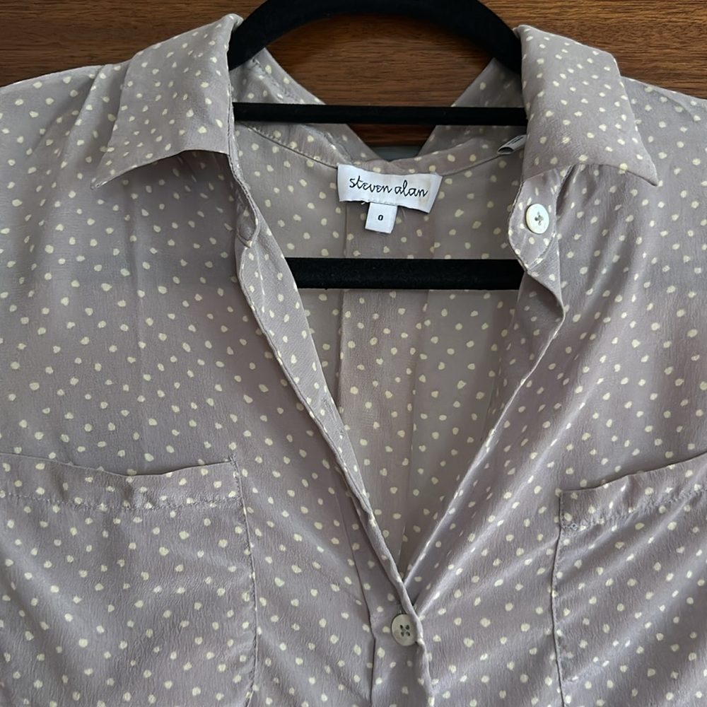 Steven Alan Abstract Dot Button-Up Dress - image 2